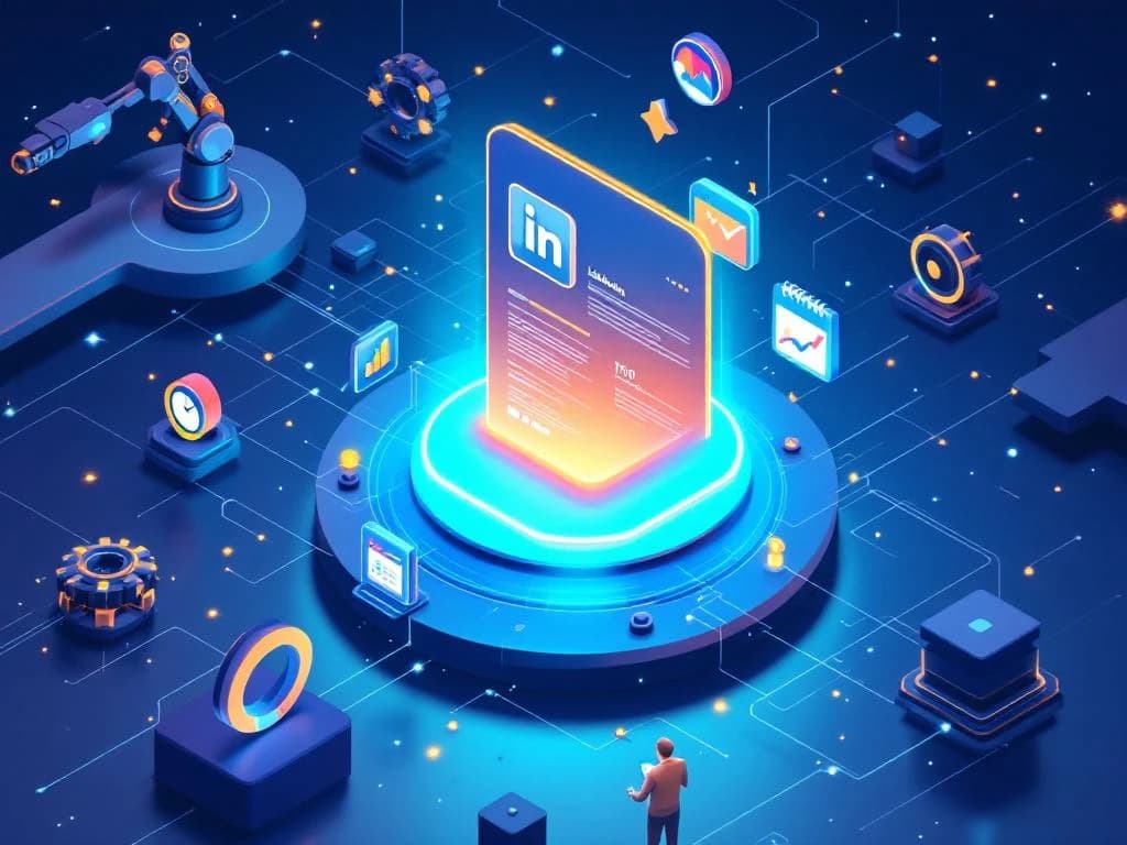How to automate LinkedIn company page management tasks?