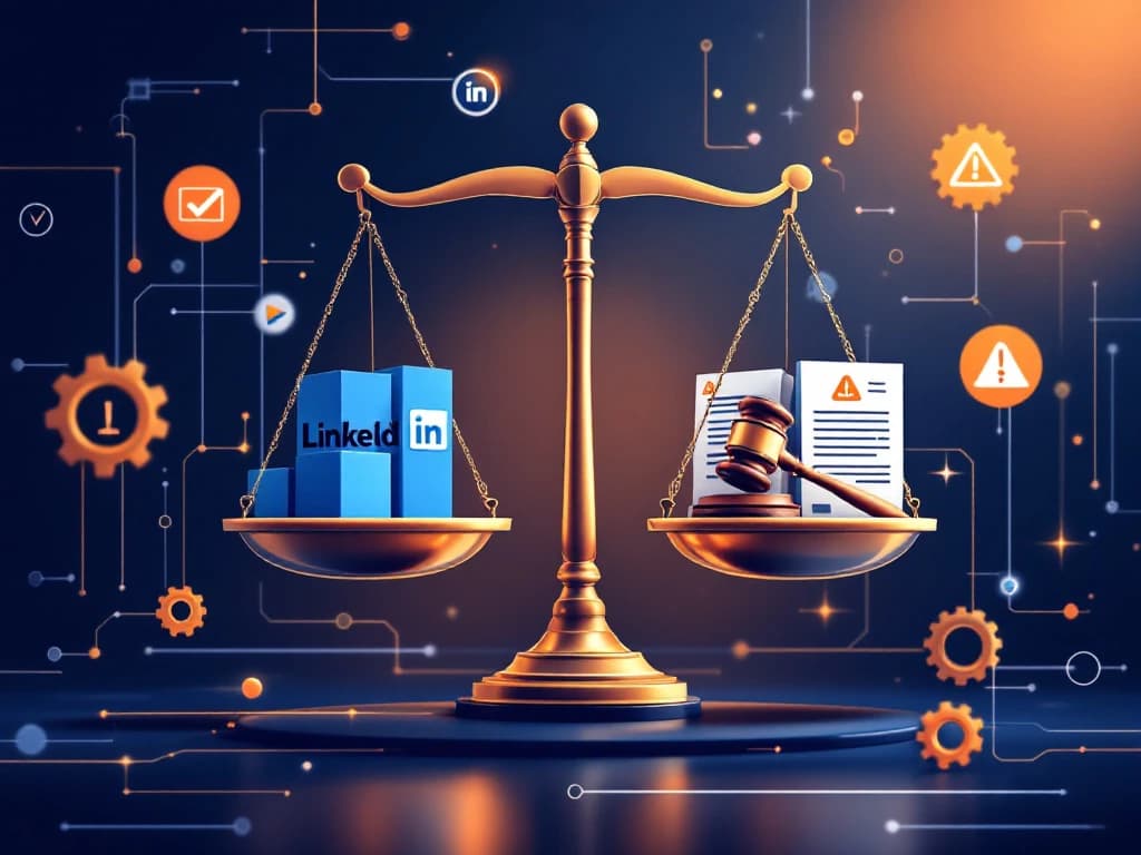 What are the legal implications of using LinkedIn automation tools?