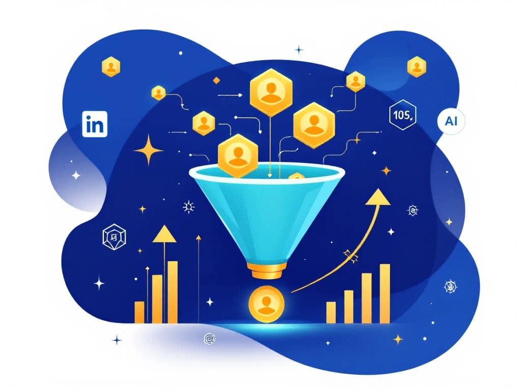 How many leads can B2B companies expect from LinkedIn lead generation monthly?