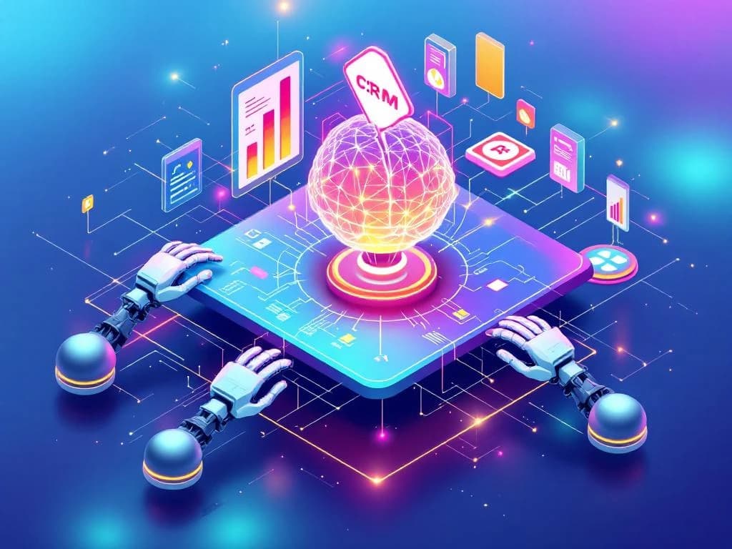 How does AI sales CRM integration work?