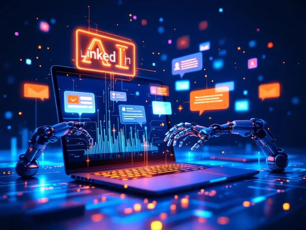 How does AI help SDRs with LinkedIn messaging scripts?