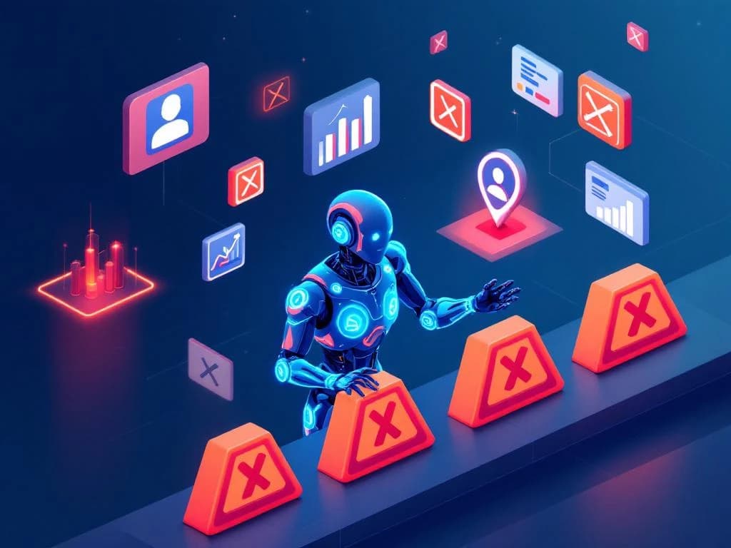 What are the main limitations of AI in sales?