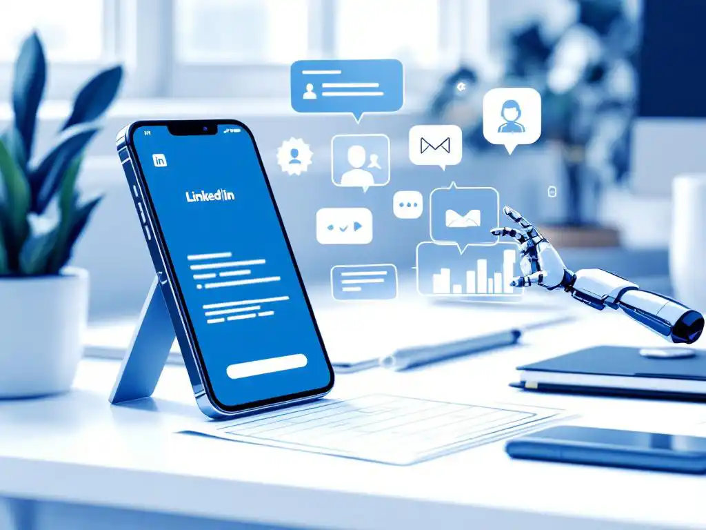 How to use AI for LinkedIn content interaction?