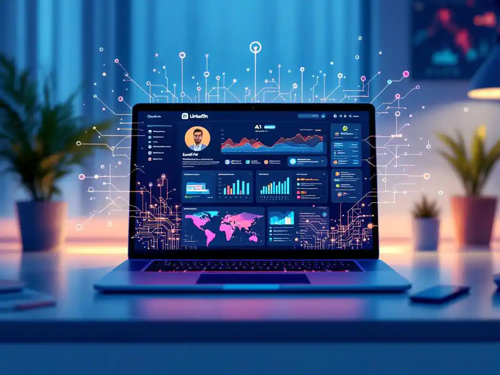 How does AI analyze LinkedIn prospects?