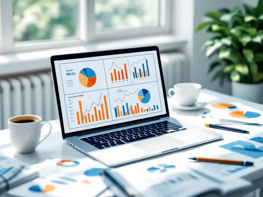How does AI analyze sales performance data?